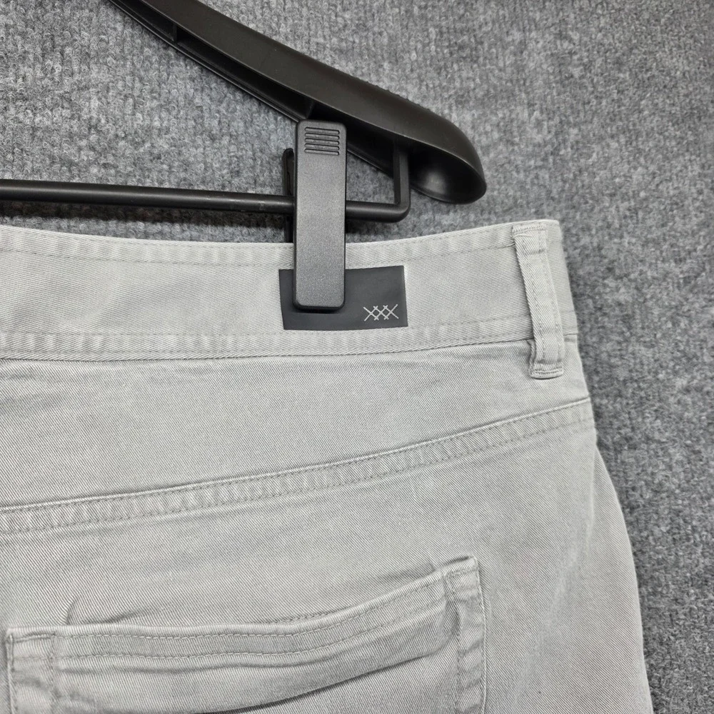 Rhone Commuter Five-Pocket Pants Mens 36 Light Gray Lyocell Chino Trousers